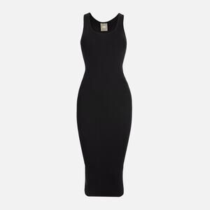 Kith 'Anthea' Black Cotton Midi Dress Size M